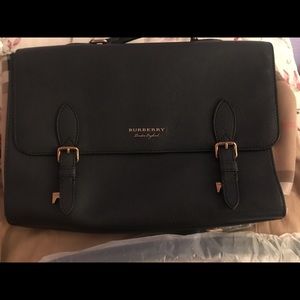Burberry Ethan black messenger bag.